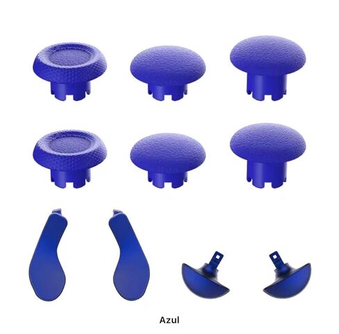 مجموعة أدوات تحكم المعادن الخلفية ، مجموعة استبدال 10-in-1 PS5 مع 4 مشغلات خلفية ، 6 أغطية عصا التحكم (بلاتا) in Kuwait
