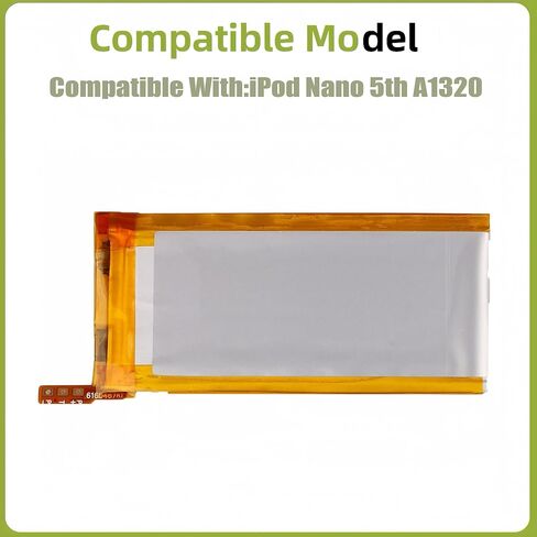 616-0407 Rechargeable Battery Compatible with iPod Nano 5th A1320 with Tools in Saudi Arabia