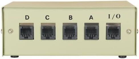 مربع تبديل البيانات اليدوي RJ45 (4 اتجاه) in Saudi Arabia