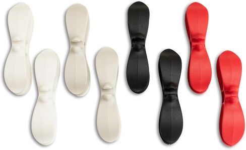 CORDSY Appliance Cord Wrap - Adhesive Cord Wrapper for Appliances - Stick-On Bundler for Appliance Cords (Pack of 8, Black, Red, & White) in Kuwait