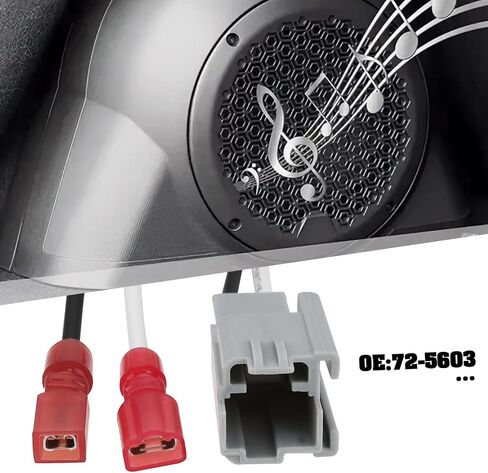 1 Pair SPEAKER HARRINCE PART 72-5603 متوافق مع Ford Bronco 2021 لرفع مستوى مكبر صوت مكبر صوت طقم. in Kuwait