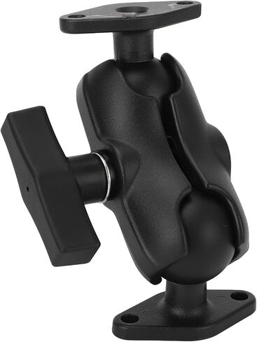 plplaaoo الكرة المزدوجة جبل الشقوق سبيكة الألومنيوم مزدوجة مقبس الذراع الكرة multi angle قابلة للتعديل للهاتف الجهاز الهاتف آلة مزرعة القوارب 1.5 بوصة محول الكرة بحجم درجة مئوية in Kuwait