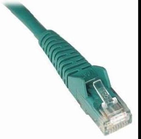 Tripp Lite 25ft Cat6 Gigabit Snagless Molded Patch Cable Rj45 M/m Green 25'' - 25ft - 1 X R in Saudi Arabia