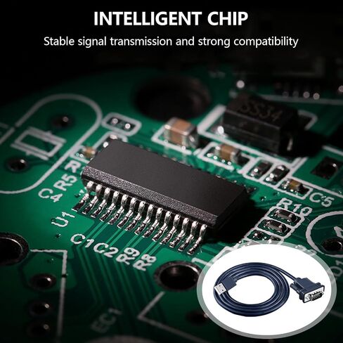 كابل تحويل USB إلى RS232 DB9PIN خط التدريع لطبقة متعددة لسلك طابعة نقل البيانات السريعة in Saudi Arabia