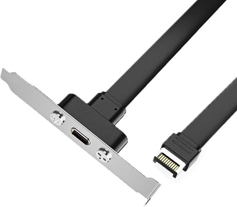 USB 3.1 TypeE to Type C Shielded Cable TypeE to Type C Front Panel Connection for Computer Enthusiasts in Saudi Arabia