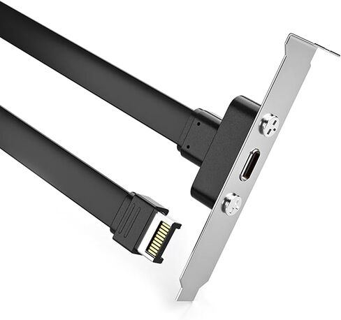USB 3.1 TypeE to Type C Shielded Cable TypeE to Type C Front Panel Connection for Computer Enthusiasts in Saudi Arabia