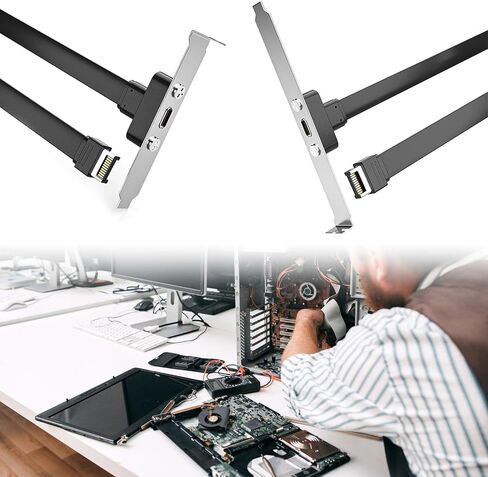 USB 3.1 TypeE to Type C Shielded Cable TypeE to Type C Front Panel Connection for Computer Enthusiasts in Saudi Arabia