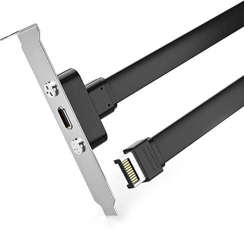 USB 3.1 TypeE to Type C Shielded Cable TypeE to Type C Front Panel Connection for Computer Enthusiasts in Saudi Arabia