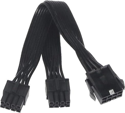 8Pin Female to 8Pin 4+4Pin Male Cable 1 to 2 Splitter for CPU Power Adapter Cord in Saudi Arabia