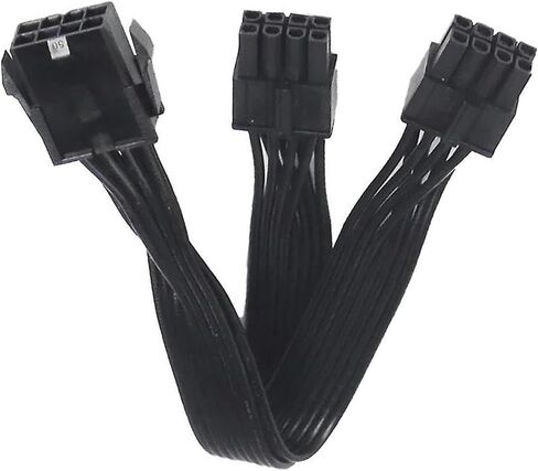 8Pin Female to 8Pin 4+4Pin Male Cable 1 to 2 Splitter for CPU Power Adapter Cord in Saudi Arabia