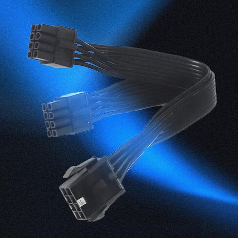 8Pin Female to 8Pin 4+4Pin Male Cable 1 to 2 Splitter for CPU Power Adapter Cord in Saudi Arabia