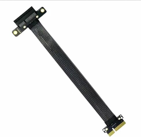 PCIe 4X Extension Cord PCIE4.0 Male to Female Extender Adapter for Computer Graphics Card in Saudi Arabia
