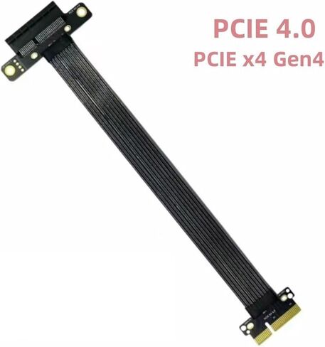 PCIe 4X Extension Cord PCIE4.0 Male to Female Extender Adapter for Computer Graphics Card in Saudi Arabia