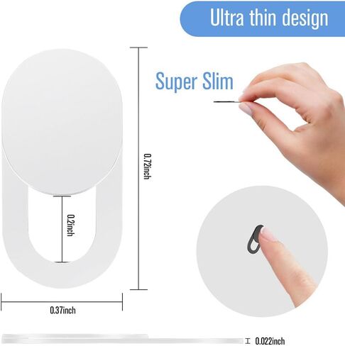 10-Pack Ultra-Thin Webcam Cover - Slide Privacy Protector for Laptop, MacBook & Smartphones(10White) in Saudi Arabia