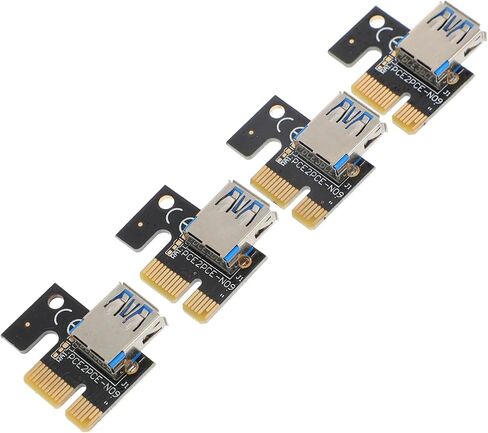 4pcs Pcie to USB to Pci-e Adapter Cards for Accessories Nvme Pcie Card High Performance and Reliable Simple Installation in Saudi Arabia