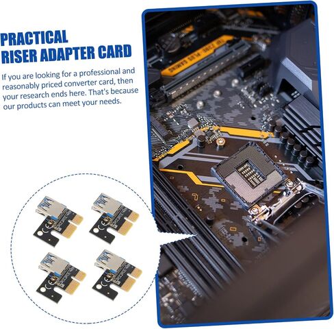 4pcs Pcie to USB to Pci-e Adapter Cards for Accessories Nvme Pcie Card High Performance and Reliable Simple Installation in Saudi Arabia