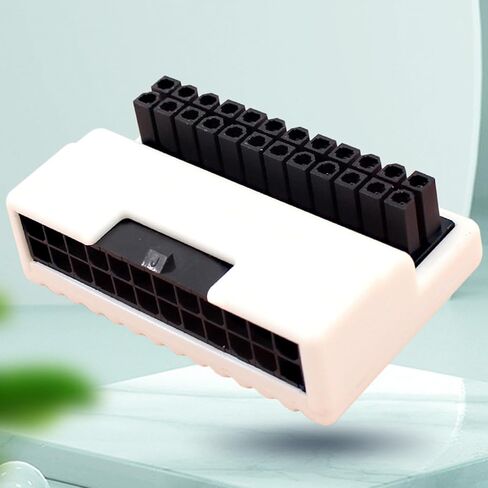 24pin Power Plug Adapter Mainboard Mainboard Mother Power Cable Cabuls 24pin إلى 90 درجة محول إكسسوارات in Saudi Arabia