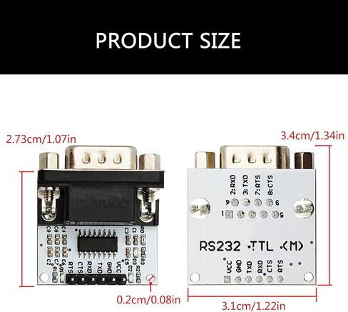 Durability PCB 232 Conversion Module with Wide Voltages Ranges, Three LED Perfectly for Portable Use in Saudi Arabia
