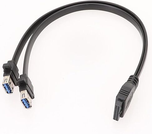 كابل اللوحة USB3.0 مع مزدوج USB منفذ للوحات الأم سريعة ومستقرة للبيانات اللوحات الأم 19PIN إلى 2Port Adapter in Saudi Arabia