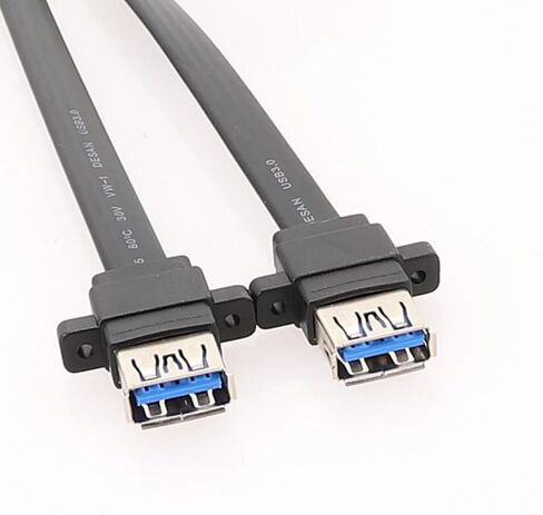 كابل اللوحة USB3.0 مع مزدوج USB منفذ للوحات الأم سريعة ومستقرة للبيانات اللوحات الأم 19PIN إلى 2Port Adapter in Saudi Arabia