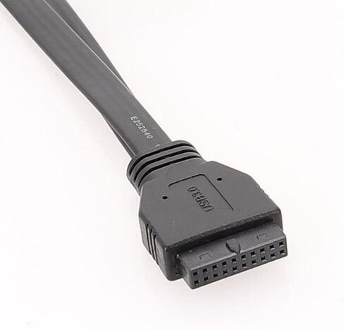كابل اللوحة USB3.0 مع مزدوج USB منفذ للوحات الأم سريعة ومستقرة للبيانات اللوحات الأم 19PIN إلى 2Port Adapter in Saudi Arabia