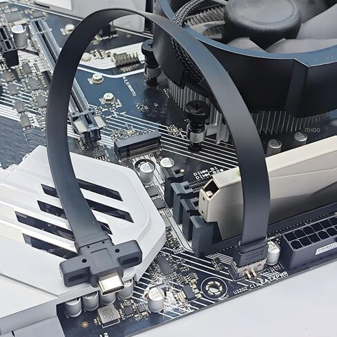 Highly Speed USB3.2 Gen2x2 TypeE to Type C Front Panel Adapter Extension Cable for PC Enthusiasts Easy Installation in Saudi Arabia
