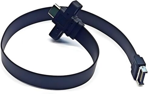 Highly Speed USB3.2 Gen2x2 TypeE to Type C Front Panel Adapter Extension Cable for PC Enthusiasts Easy Installation in Saudi Arabia
