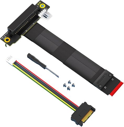 كابل PCIE إلى M Extender Risers 180/90 درجة مرنة بزاوية PCIE Card Card Cable Cable in Saudi Arabia