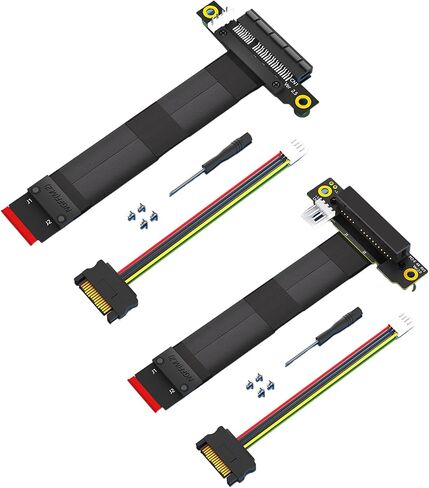 كابل PCIE إلى M Extender Risers 180/90 درجة مرنة بزاوية PCIE Card Card Cable Cable in Saudi Arabia