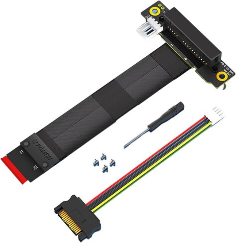 كابل PCIE إلى M Extender Risers 180/90 درجة مرنة بزاوية PCIE Card Card Cable Cable in Saudi Arabia