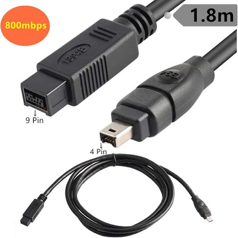 1394 9Pin to 4Pin Video Cable for Efficient Data Transfer Between Computers and External Storage Devices in Saudi Arabia