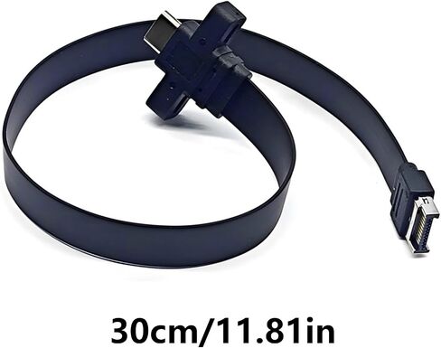 Highly Speed USB3.2 Gen2x2 TypeE to Type C Front Panel Adapter Extension Cable for PC Enthusiasts Easy Installation in Saudi Arabia