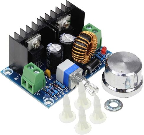 4 قطع من XL4016 DC - STEP DC - وحدات الطاقة لأسفل المحول التي تتحول من 4-40V إلى 1.25-36V ، XL4016E1 PWM خطوة قابلة للتعديل - لوحة لأسفل مع 8A و 200W. in Saudi Arabia