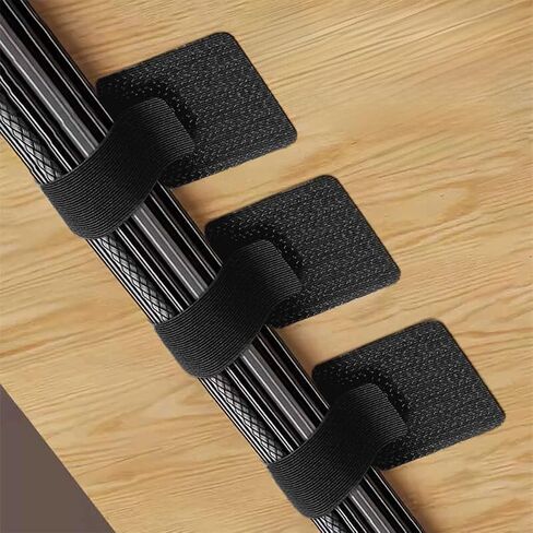 20 Pcs Cable Organizer Cord Organizer Velcro Cable Ties Cord Management Velcro Straps Desk Accessories Reusable for Home and Office in Saudi Arabia
