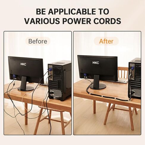 20 Pcs Cable Organizer Cord Organizer Velcro Cable Ties Cord Management Velcro Straps Desk Accessories Reusable for Home and Office in Saudi Arabia