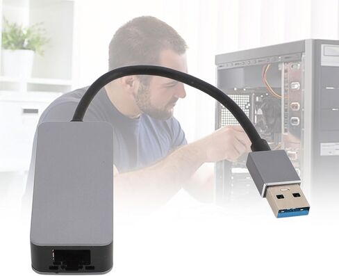USB إلى Ethernet Adapter ، USB 3.0 إلى RJ45 Gigabit Ethernet LAN Adapter ، 2500m RJ45 محول الإنترنت متوافق مع OS X ، Linux in Kuwait