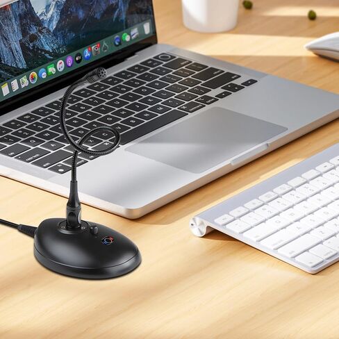 Gooseneck Xlr Microphone, Usb Conference Mic With One-Touch Mute, 360° Pickup For Desktop, Plug & Play in Kuwait