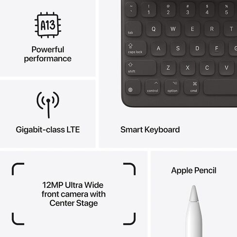 Apple 2021 iPad (10.2-inch, Wi-Fi + Cellular, 256GB) - Space Gray (Renewed Premium) in Saudi Arabia