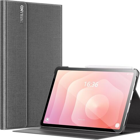 حالة Infiland لـ Galaxy Tab S11 2025 11 بوصة ، غطاء حامل متعدد الزوايا متوافق مع Samsung Tab S11 5G SM-X736B/ SM-X730 [Auto Wake/ Sleep] ، (رمادي) in Kuwait