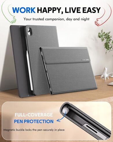 حالة Infiland لـ Galaxy Tab S11 2025 11 بوصة ، غطاء حامل متعدد الزوايا متوافق مع Samsung Tab S11 5G SM-X736B/ SM-X730 [Auto Wake/ Sleep] ، (رمادي) in Kuwait
