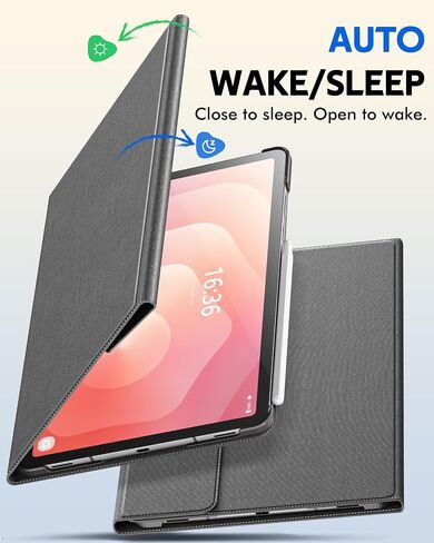 حالة Infiland لـ Galaxy Tab S11 2025 11 بوصة ، غطاء حامل متعدد الزوايا متوافق مع Samsung Tab S11 5G SM-X736B/ SM-X730 [Auto Wake/ Sleep] ، (رمادي) in Kuwait
