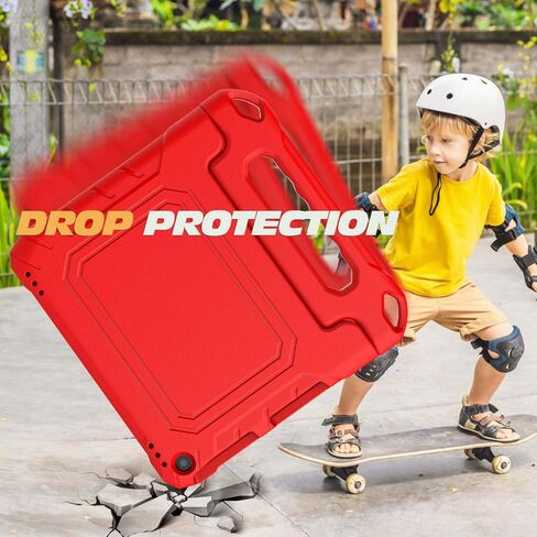 حالة أطفال لـ Amazon Fire 10 Pro/10 Plus/HD 10 Tablet (2023/2021 إصدار ، الجيل الثالث عشر/الحادي عشر) ، غطاء واقي متين للصدمات مع واقي الشاشة لـ Kindle Fire HD 10 Tablet ، Pink in Kuwait