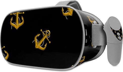 التفاف الجلد على طراز صائق متوافق مع سماعات الرأس Oculus Go - مرساة سوداء (Oculus غير مدرجة) in Saudi Arabia