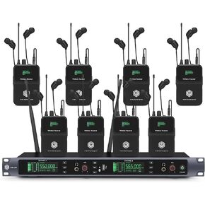 INMix EM100UHF Wireless in Ear Monitor System 1 Channel 1 Bodypacks Monitoring with in Earphone Used for Stage, Band, Recording Studio, Live Performance in Kuwait