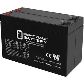 Mighty Max Battery 6V 7Ah SLA Replacement Battery for CyberPower UR500RM1U - 2 Pack in Kuwait