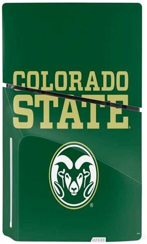 Skinit Decal Gaming Skin Compatible with PS5 Slim Disk Bundle - Officially Licensed Colorado State University CSU Design in Saudi Arabia