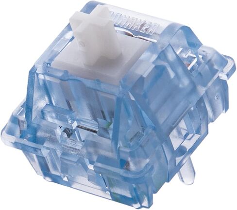 EPOMAKER Aqua 46gf Gaming Keyboard Switches, 100 PCS Clicky Switch, 5-Pin Pre-Lubed Switch, with PC Case, UPE Stem, Compatible with MX Keycaps for Mechanical Keyboard in Saudi Arabia