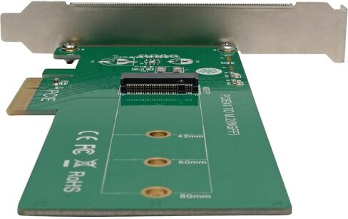 Tripp Lite Eaton Series PCE-1M2-PX4 M.2 NVMe SSD Adapter, PCIe 3.0 x4 to M-Key 2242/2260/2280, Fits x4/x8/x16 Slots, Plug & Play Upgrade, Cloud Care Pre-Configured Bundle Eligible (1 Pack) in Saudi Arabia