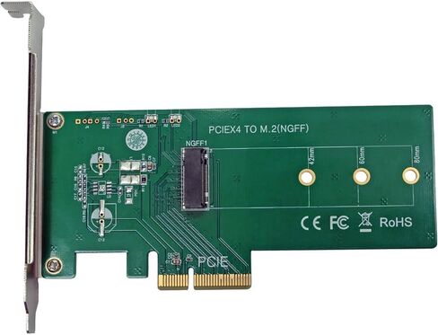 Tripp Lite Eaton Series PCE-1M2-PX4 M.2 NVMe SSD Adapter, PCIe 3.0 x4 to M-Key 2242/2260/2280, Fits x4/x8/x16 Slots, Plug & Play Upgrade, Cloud Care Pre-Configured Bundle Eligible (1 Pack) in Saudi Arabia