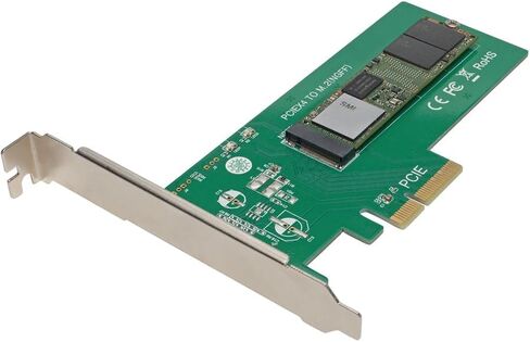 Tripp Lite Eaton Series PCE-1M2-PX4 M.2 NVMe SSD Adapter, PCIe 3.0 x4 to M-Key 2242/2260/2280, Fits x4/x8/x16 Slots, Plug & Play Upgrade, Cloud Care Pre-Configured Bundle Eligible (1 Pack) in Saudi Arabia
